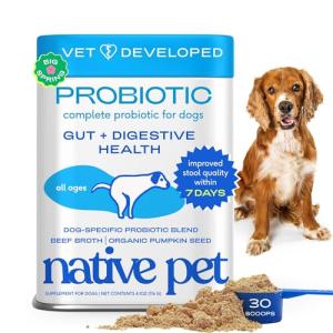 Dog Probiotic Powder for Gut Health - 30 Scoops