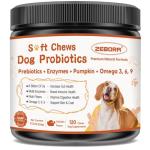 Dog Probiotics with Pumpkin & Fish Oil, 120 Chews