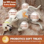 Dog Probiotics with Pumpkin & Fish Oil, 120 Chews