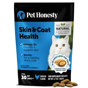 Cat Coat Health Chews with Omegas and Vitamins