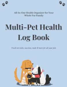 All-in-One Pet Health Organizer Log Book