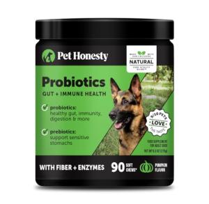 Dog Probiotics with Prebiotics for Gut Health