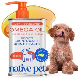 Wild Alaskan Salmon Oil for Dogs and Cats
