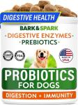 BARK&SPARK Dog Probiotics for Digestive Health
