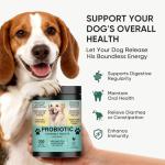 Dog Probiotic Chews for Digestive Health, 200 Ct