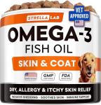 Omega 3 Fish Oil Treats for Dogs - 180 Ct