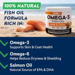 Omega 3 Fish Oil Treats for Dogs - 180 Ct