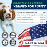 Omega 3 Fish Oil Treats for Dogs - 180 Ct