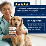 Omega 3 Fish Oil Treats for Dogs - 180 Ct