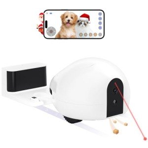 Smart Pet Camera with Treat Dispenser & Audio