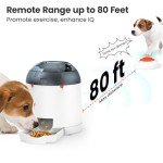 Interactive Dog Puzzle Feeder Toy with Remote