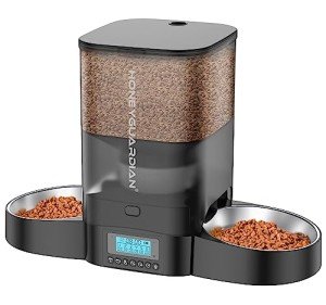 HoneyGuaridan Automatic Cat Feeder for Two Cats
