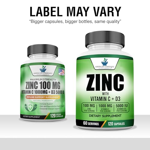 Zinc, Vitamin C & D3 Supplements for Women
