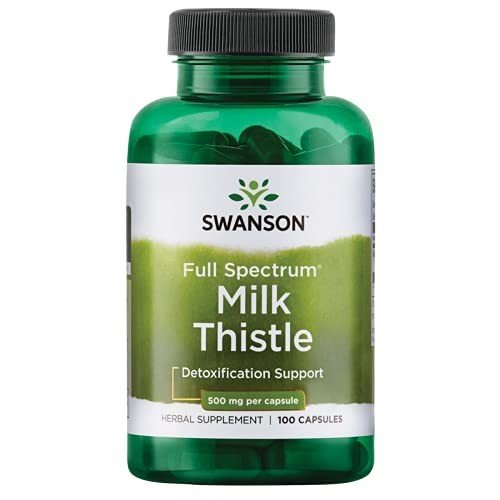Milk Thistle 500mg Detox for Liver Support
