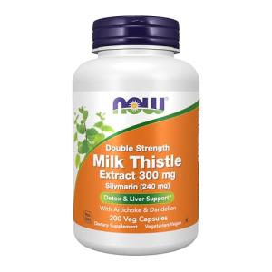 NOW Foods Silymarin Milk Thistle with Artichoke 300 mg