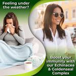 Vegan Echinacea Goldenseal Immune Support Capsules