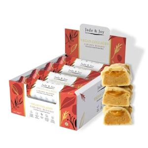 Caramel Blondie Protein Bars with Plant Collagen