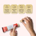 Caramel Blondie Protein Bars with Plant Collagen