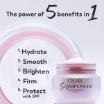 Olay Super Cream with SPF30 and Serum Benefits