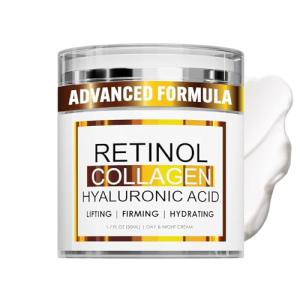 Retinol Collagen Cream with Hyaluronic Acid for All Skin