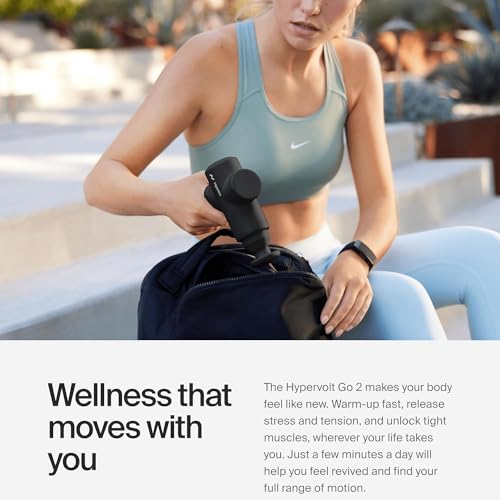 Hyperice Hypervolt Go 2 Massage Gun in Black