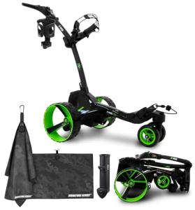 MGI Zip X5 Electric Golf Push Cart with Caddy