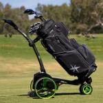 MGI Zip X5 Electric Golf Push Cart with Caddy