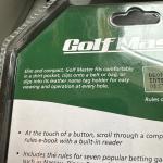 Excalibur Golf Master Electronic Scorekeeper Caddy