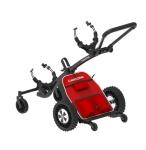 CaddyTrek R3X Vision Follow Golf Caddy – Red