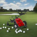 CaddyTrek R3X Vision Follow Golf Caddy – Red