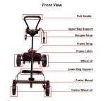 CaddyTrek R3X Vision Follow Golf Caddy – Red