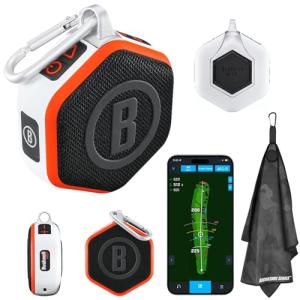 Bushnell Wingman Mini Golf GPS Speaker with Towel