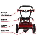 CaddyTrek R2 Red Follow Golf Caddy