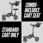 Bag Boy Volt Electric Golf Push Cart with Remote