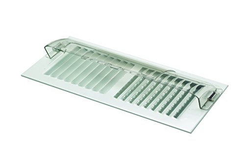 Frost King Unbreakable Heat and Air Deflector, Clear Plastic, 2 3/4” Tall, Width Adjustable 10” to 14”