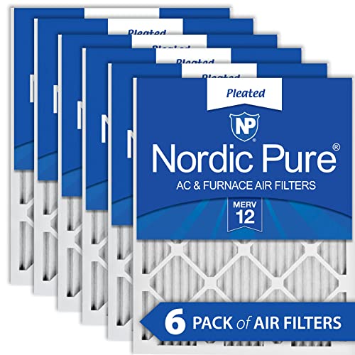 Nordic Pure 18x18x1 MERV 12 HVAC Filters (6 pack)