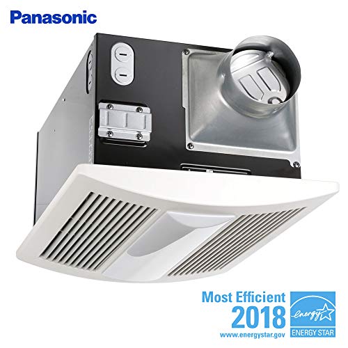 Panasonic FV-11VHL2 WhisperWarm 110 CFM Ceiling Mounted Fan/Heat/Light-Night-Light Combination, White