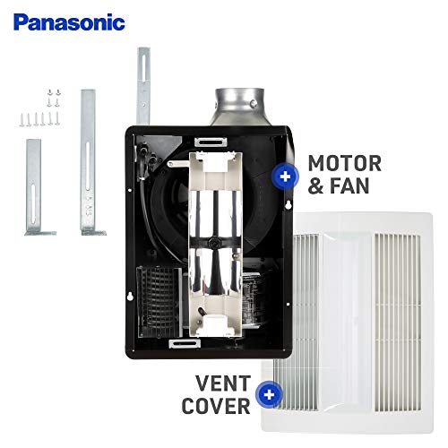 Panasonic FV-11VHL2 WhisperWarm 110 CFM Ceiling Mounted Fan/Heat/Light-Night-Light Combination, White