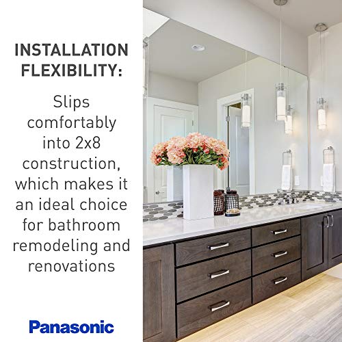 Panasonic FV-11VHL2 WhisperWarm 110 CFM Ceiling Mounted Fan/Heat/Light-Night-Light Combination, White