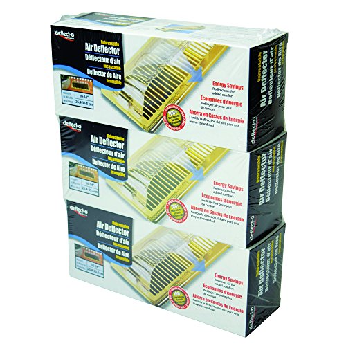 Deflecto 50/1PK3 Model 50 Premium Unbreakable Air Deflector, 3-Pack, 3 Pack, 3