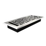 Decor Grates AJH410-NKL Floor Register, 4" x 10", Nickel