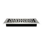 Decor Grates AJH410-NKL Floor Register, 4" x 10", Nickel