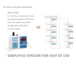 WILLHI WH1436A 110V - 240V Digital Temperature Controller Thermostat Switch NTC 10K Sensor, Improved Version