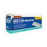 Frost King Unbreakable Heat and Air Deflector, Clear Plastic, 2 3/4” Tall, Width Adjustable 10” to 14”