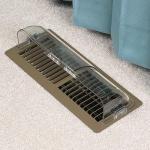 Frost King Unbreakable Heat and Air Deflector, Clear Plastic, 2 3/4” Tall, Width Adjustable 10” to 14”