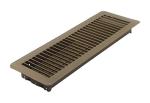 ACCORD ventilation products ABFRBR414 Floor Register with Louvered Design, 4-Inch x 14-Inch, Brown