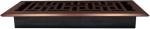 Decor Grates AJH410-RB Oriental Floor Register, 4x10 Inches, Rubbed Bronze Finish