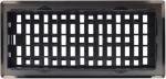 Decor Grates AJH410-RB Oriental Floor Register, 4x10 Inches, Rubbed Bronze Finish