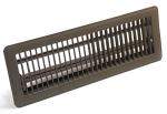 ACCORD ventilation products ABFRBR414 Floor Register with Louvered Design, 4-Inch x 14-Inch, Brown