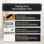 Decor Grates ST212 Classic Collection Décor Design Painted, 2x12 Inches, Floor Register